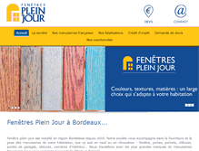 Tablet Screenshot of fenetresbordeaux.fr